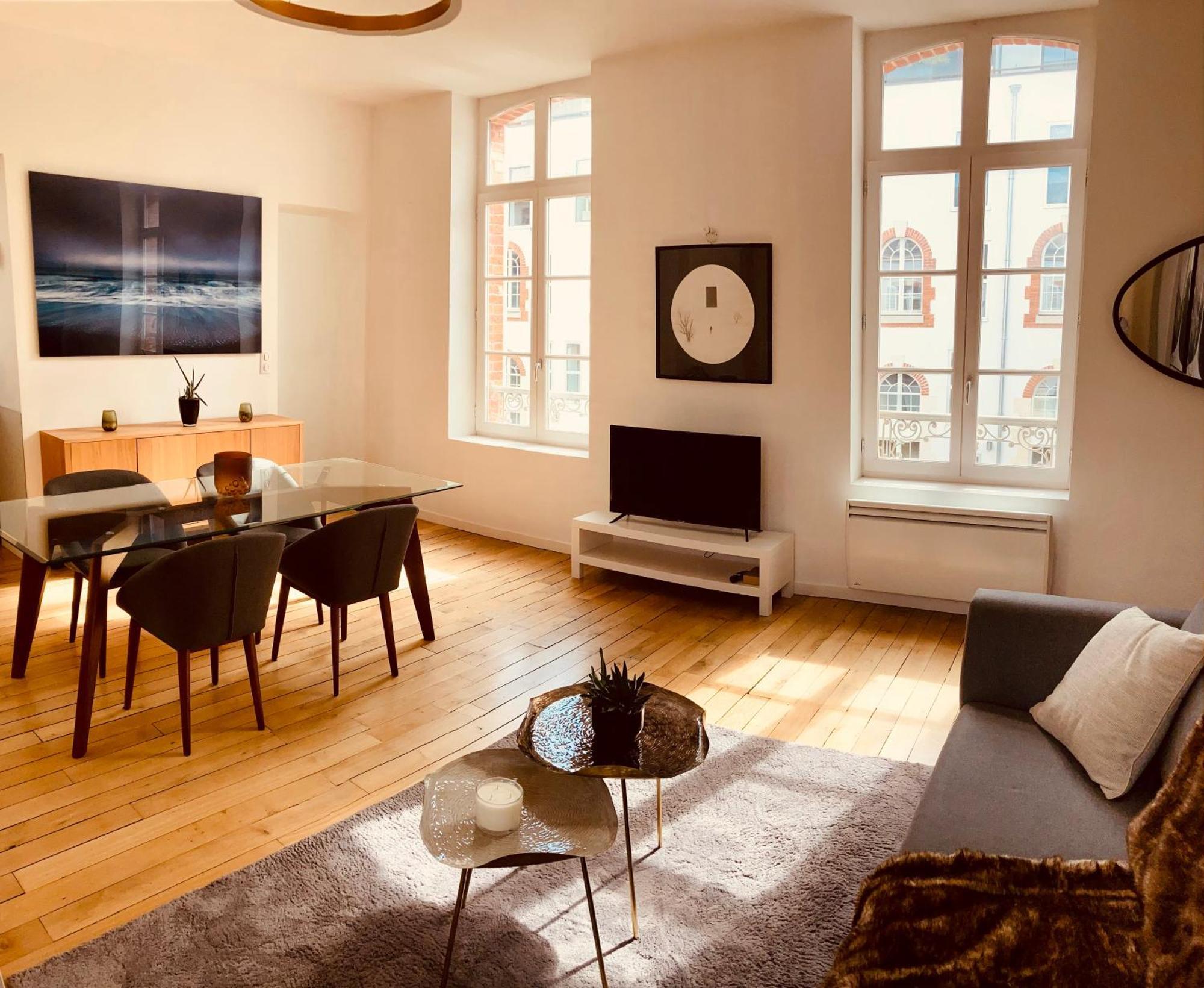 Apartment So Guest- Luxueux Appartement, Ancienne Maison De Champagne Proche Cathedrale Reims